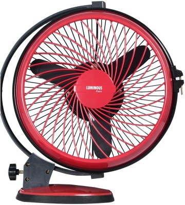 LUMINOUS Buddy High Speed 230 mm 3 Blade Table Fan(Energy Saving | Cherry Red | Pack of 1)