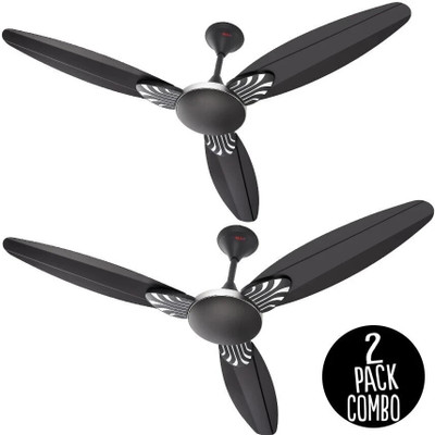 MinMAX Senorita Ultra High Speed with 24 Months Warranty Anti Dust 1200 mm Ceiling Fan(Brown | Pack of 2)