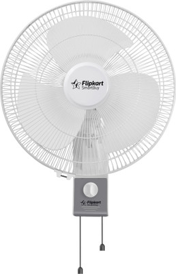 Flipkart SmartBuy Potent 400 Mm Ultra High Speed 3 Blade Wall Fan (White & Grey, Pack Of 1) For Rs. 1899 @ 61 %
