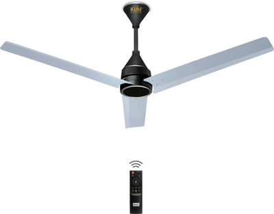 KUHL Arctis A4 BLDC Technology | Low Noise with 5 Year Warranty BLDC Motor with Remote 1200 mm Ceiling Fan(5 Star | Silver Mist | Pack of 1)