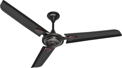 SUPER APPLIANCES 01-FANTOM 1200 mm 3 Blade Ceiling Fan(Energy Saving | SMOKE BROWN | Pack of 1)