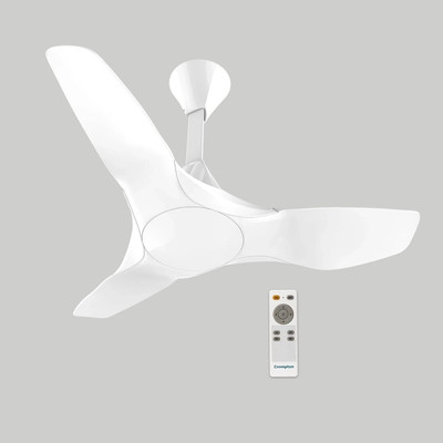Crompton Silent Pro Enso with 5 Year Warranty Remote Controlled 900 mm Ceiling Fan(5 Star | All White | Pack of 1)