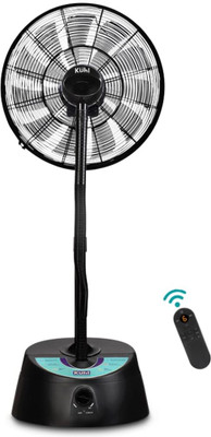 KUHL Exzel H3 with 1 Year Warranty Remote Controlled 450 mm Pedestal Fan(Black | Pack of 1)