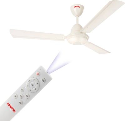 Kimatsu Vayu Plus 1200 mm BLDC Motor with Remote 3 Blade Ceiling Fan(Premium Ivory, Pack of 1)