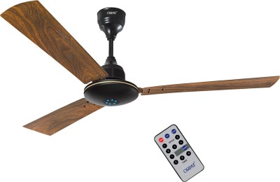 ORPAT BLDC Ceiling Fan – Moneysaver Plus S – 28W – Wenge Wood With Remote & App Remote 1200 mm 3 Blade Ceiling Fan(Wenge Wood, Pack of 1)