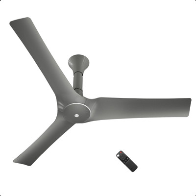 Atomberg Aris Gladius Smart|High Air Flow|Silent Operation|ABS Blades|Energy Efficient| with 3 Year Warranty BLDC Motor with Remote 1200 mm Ceiling Fan(5 Star | Sand Grey | Pack of 1)