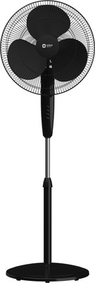 Orient Electric Stand 81 |COP-TER Technology | 100% Copper Motor |Adjustable Height | 3 Speed with 2 Year Warranty 400 mm Pedestal Fan(Black | Pack of 1)