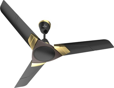 Polycab Aereo Plus with 2 Year Warranty Anti Dust 1200 mm Ceiling Fan(5 Star | matt Balck | Pack of 1)