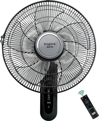 KUHL Inspira W1 with 1 Year Warranty BLDC Motor 400 mm Wall Fan(Black | Pack of 1)