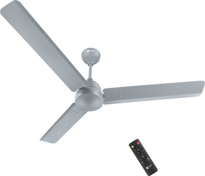 Orient Electric Kratos Neu 5 Star 1200 mm 3 Blade Ceiling Fan(BLDC Motor with Remote | Glacier Grey | Pack of 1)