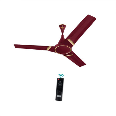 KUHL PRIMA – A3 BLDC | Free Installation 5 Star 1200 Mm 3 Blade Ceiling Fan  (BLDC Motor With Remote | Brown | Pack Of 1) For Rs. 2499 @ 61 %