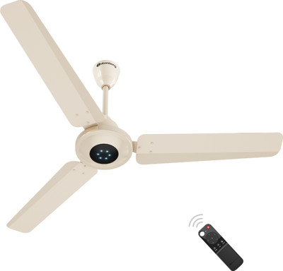Atomberg Ameza+ Ceiling Fan 5 Star 1200 Mm 3 Blade Ceiling Fan  (BLDC Motor With Remote | Seasand Ivory | Pack Of 1) For Rs. 2499 @ 50 %