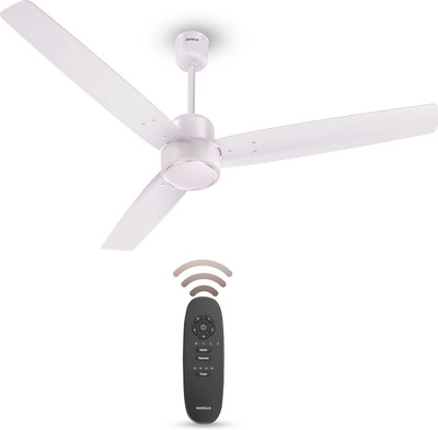 HAVELLS FAB|Remote Controlled|Low Noise|Upto 65% Energy Saving|Reverse Mode|30W with 3 Year Warranty BLDC Motor 1200 mm Pedestal Fan(5 Star | Blush Ivory | Pack of 1)