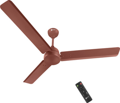 Orient Electric Kratos Neu 5 Star 1200 mm 3 Blade Ceiling Fan(BLDC Motor with Remote | Matt Brown | Pack of 1)