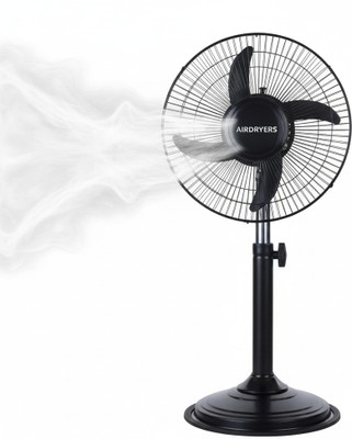 Airdryers MINI BULLET FAN||300 mm|| 3 Blade Pedestal Fan Silent Operation 300 mm Pedestal Fan(Black | Pack of 1)