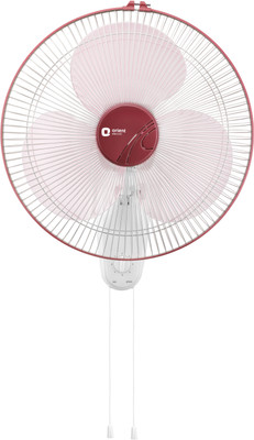 Orient Electric Wall 44 with 2 Year Warranty 400 mm Wall Fan(White, Red | Pack of 1)
