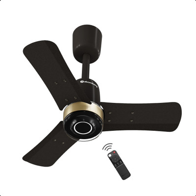 Atomberg Renesa Elite Smart |Voice Control| High Air Flow|Moonbeam LED Light|Sleek Design with 3 Year Warranty BLDC Motor with Remote 600 mm Ceiling Fan(5 Star | Earth Brown | Pack of 1)