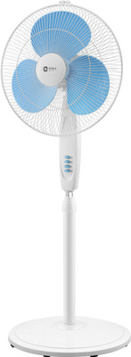 Orient Electric Stand 82 400 mm 3 Blade Pedestal Fan(Energy Saving | Blue | Pack of 1)