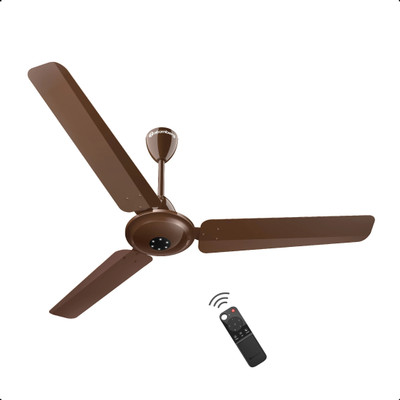 Atomberg Efficio Alpha|India's No.1 BLDC Fan| High Air Flow|LED Speed Indicator| with 2 Year Warranty BLDC Motor with Remote 1200 mm Ceiling Fan(5 Star | Gloss Brown | Pack of 1)