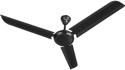 SUPER APPLIANCES RALPH 1200 mm 3 Blade Ceiling Fan(Energy Saving | SMOKE_BROWN | Pack of 1)