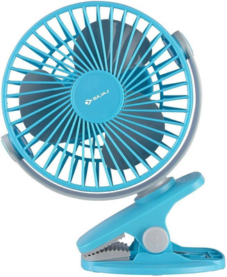 BAJAJ PYGMY FAN BLUE 110 mm 3 Blade Table Fan (Blue, Pack of 1) with 12 Months Warranty Ultra High Speed 110 mm Table Fan(Multicolor | Pack of 1)