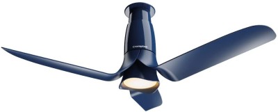 Crompton Silent Pro Blossom 1200 mm BLDC Motor with Remote 1 Star 1200 mm 3 Blade Ceiling Fan(Denim Blue, Pack of 1)