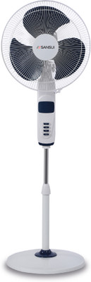 Sansui Chetak High Speed with 1 Year Warranty 400 mm Pedestal Fan(Blue and White | Pack of 1)