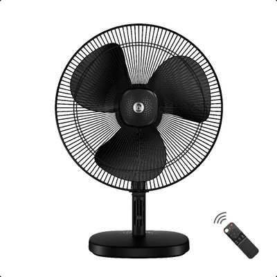 Atomberg Renesa Table with 2 Year Warranty BLDC Motor with Remote 400 mm Table Fan(5 Star | Midnight Black | Pack of 1)