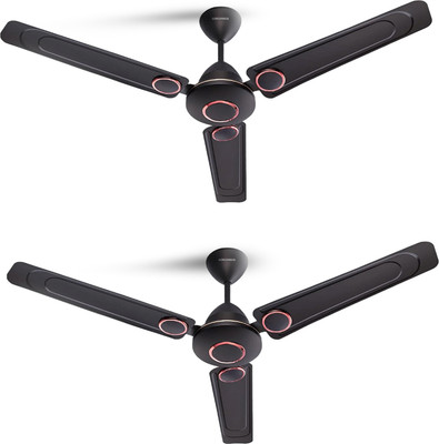 LONGWINGS Mazda 1200 Mm 3 Blade Ceiling Fan  (Energy Saving | BROWN | Pack Of 2) For Rs. 2570 @ 57 %