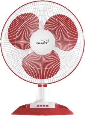 V-Guard Esfera TF (White Red) 400 mm 3 Blade Table Fan(White Red | Pack of 1)