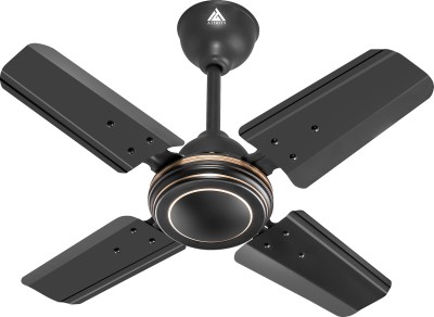 Athots Zorik Ultra High Speed 24 Inch Smocked Brown 3 Star 600 mm Anti Dust 4 Blade Ceiling Fan(Smocked Brown, Pack of 1)