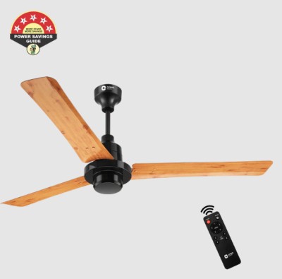 Orient Electric Ecotech Supreme 5 Star 1200 mm 3 Blade Ceiling Fan(BLDC Motor with Remote | Oak Wood Finish | Pack of 1)