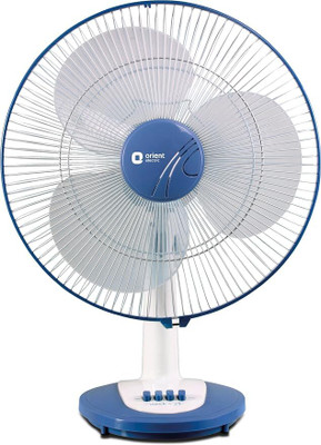 Orient Electric Desk-25 with 2 Year Warranty Energy Saving 400 mm Table Fan(Azzure Blue | Pack of 1)