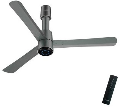 V-Guard INSIGHT-G (COLOR-TITANIUM CHROME) 5 Star 1200 mm 3 Blade Ceiling Fan(BLDC Motor with Remote | Grey | Pack of 1)