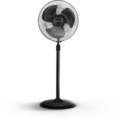 Longway Speedy Heavy Duty 1 Star 400 mm Ultra High Speed 3 Blade Pedestal Fan(Black, Pack of 1)