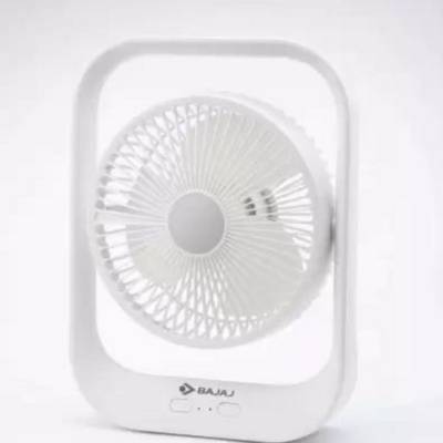 BAJAJ Pygmy Personal Fan With LED Light (251284) Silent Operation 178 mm 3 Blade Table Fan