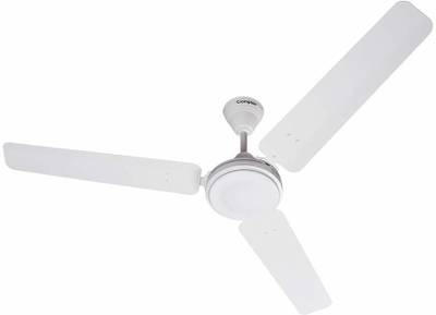 Crompton HS Plus 1200 mm(48 inches)High-Speed Energy Efficient Button Control(Opal White) 1200 mm 3 Blade Ceiling Fan