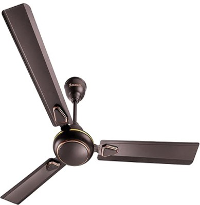 Longway Kiger P1 1200 mm Ultra High Speed 3 Blade Ceiling Fan(Smoked Brown, Pack of 1)