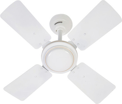 USHA Swift 600 1 Star 600 mm 4 Blade Ceiling Fan(Silent Operation | white | Pack of 1)