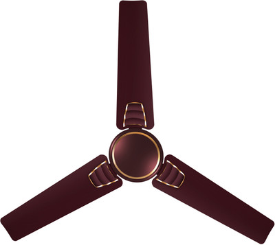 LUMINOUS Wavia With BEE 3 Star-Rating, 40% Higher Energy Savings 50-Watt 3 Star 12 Mm 3 Blade Ceiling Fan  (Cedar Brown, Pack Of 1) For Rs. 1799