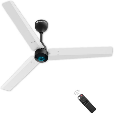 Atomberg Renesa 5 Star BEE Rated with 3 Year Warranty BLDC Motor with Remote 1200 mm Ceiling Fan(5 Star | White, Black | Pack of 1)