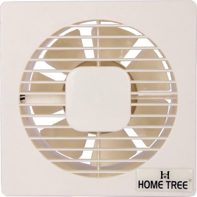 Home Tree Ultra 6 inch Ventilation fan 150 mm 7 Blade Exhaust Fan(Anti Dust | Opel White | Pack of 1)