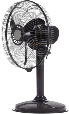 Airdryers Mini Bullet Fan with Copper Motor–12 Inches, 300MM Sweep,Metallic Body with 1 Year Warranty 300 mm Pedestal Fan(Black | Pack of 1)