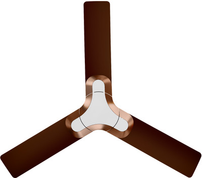 RR New York Brooklyn Energy Saving 1200 mm Ceiling Fan(Ale Brown | Pack of 1)