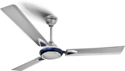 Longway Starlite-1 P1 1200 mm Ultra High Speed 3 Blade Ceiling Fan  (Silver Blue, Pack of 1)