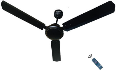 SAMSOI LT103 with 2 Year Warranty Remote Controlled 1200 mm Ceiling Fan(5 Star | White/Smoke Brown | Pack of 1)