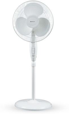 BAJAJ 250525 400 mm 3 Blade Pedestal Fan (White, Pack of 1)