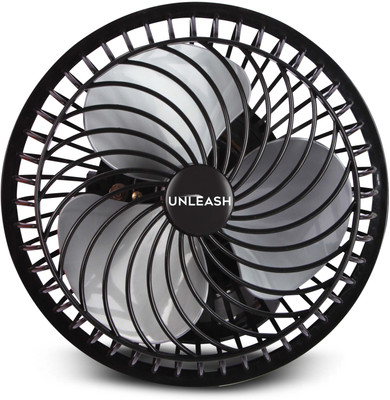 unleash Corus 9 inch small wall fan high speed for office Fan wall mount fan for home with 1 Year Warranty Energy Saving 230 mm Wall Fan(Black | Pack of 1)