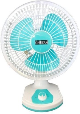 MyChetan High Speed Table Fan 300 mm Silent Operation 3 Blade Table Fan(Multicolor, Pack of 1)