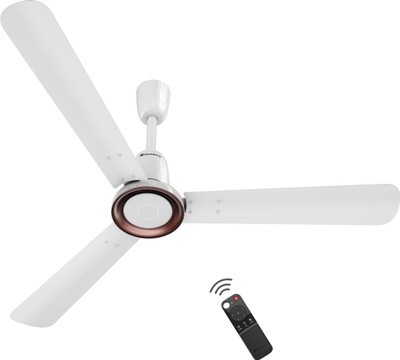 Atomberg Studio Nexus Remote Controlled|New Blade|High Air|Moonbeam Light|Low Noise with 3 Year Warranty BLDC Motor with Remote 1200 mm Ceiling Fan(5 Star | Gloss White | Pack of 1)